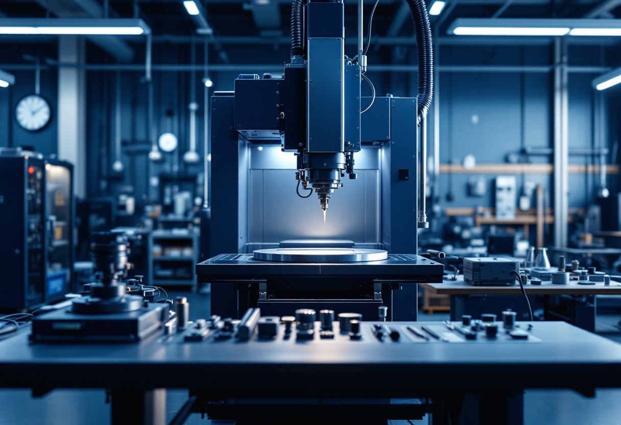 Machine industrielle et matériel professionnel illustrant l'amortissement d'une immobilisation